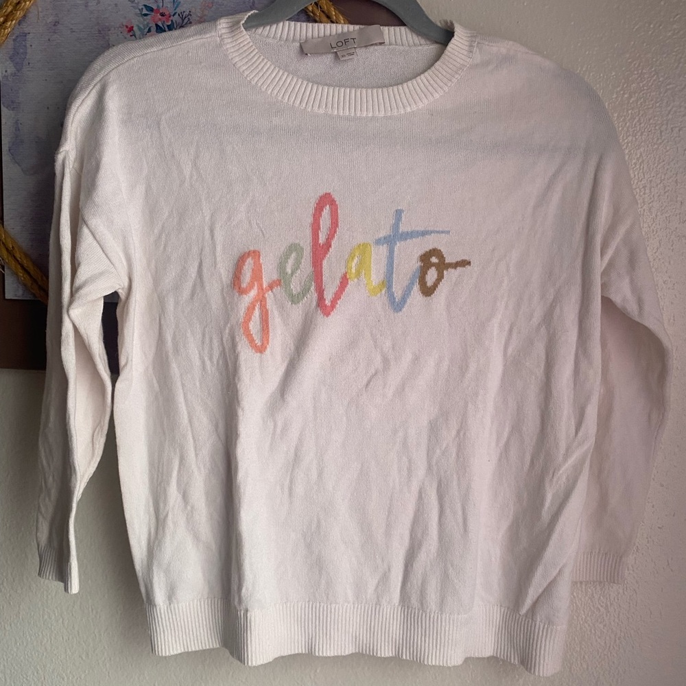 Loft brand gelato lightweight sweater